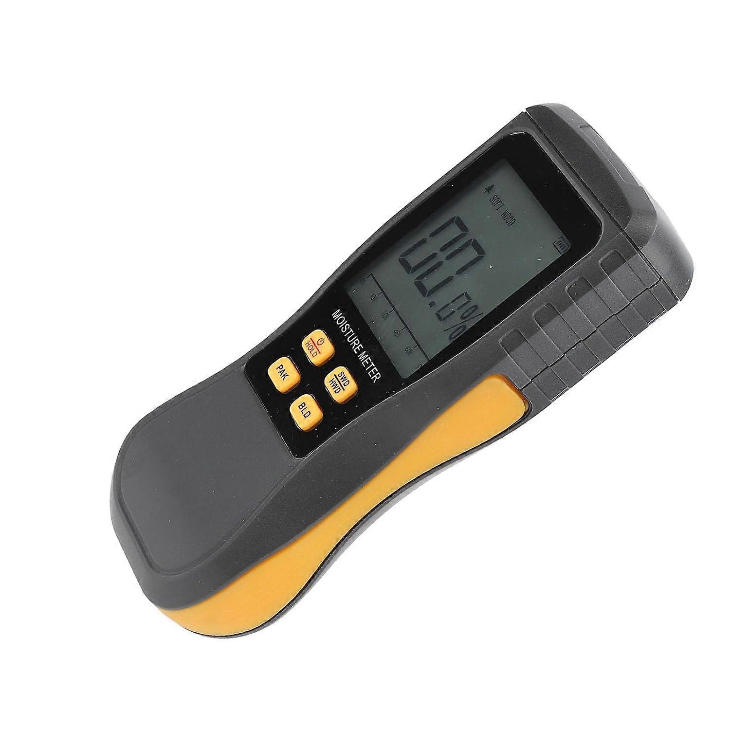 Moisture Meter Pinless Digital Wood Moisture Detector with Fast NonDestructive Testing and Alerts
