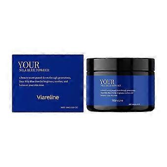 Nila Powder, Nila Blue Powder - Puro Índigo Marroquino Nila Powder - Máscara de Clareamento Natural da Pele para Rosto e Corpo, Pura Natural Blue Clay For Radiant S