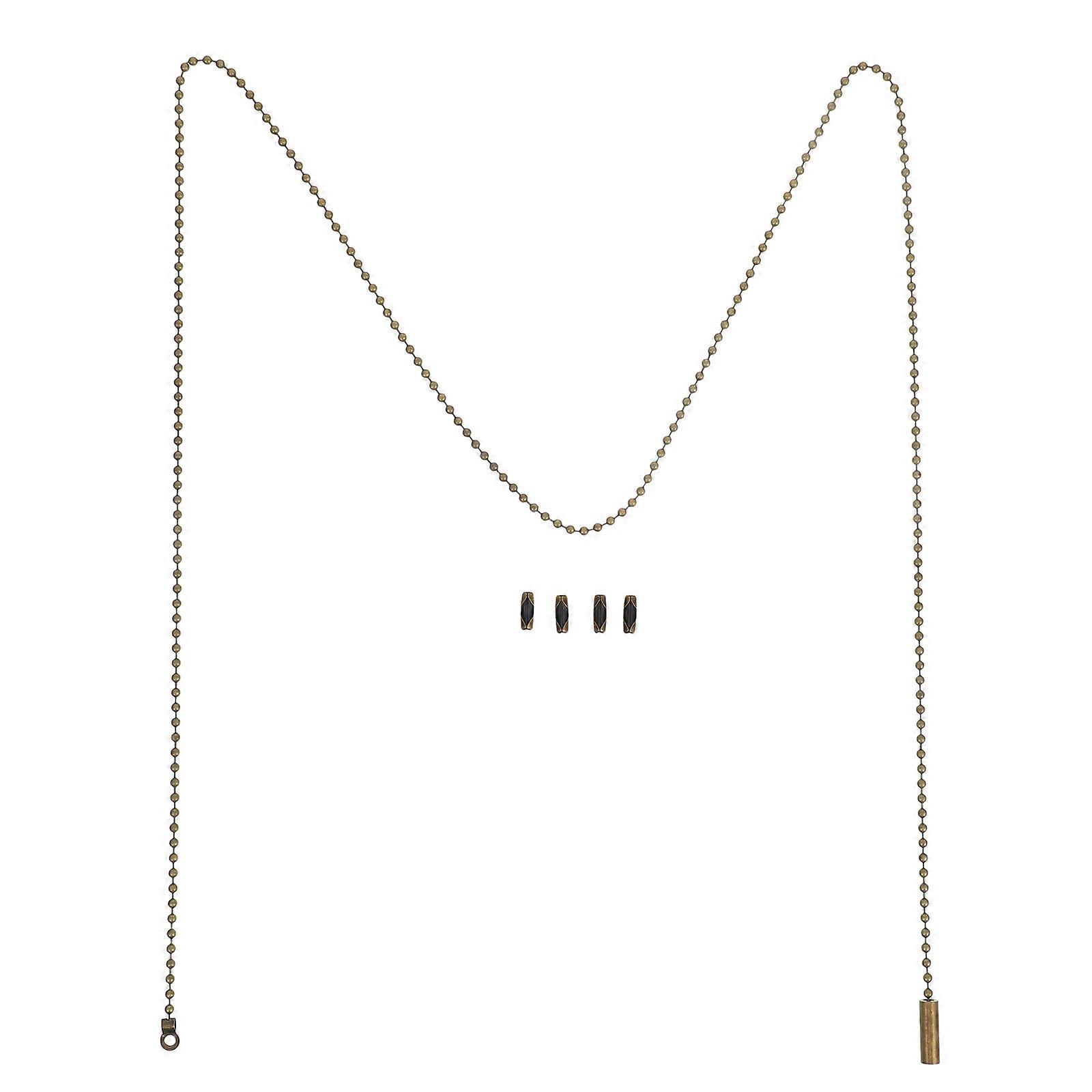 Decorative Fan Pull Chain with Beaded Chain for 1 Ceiling Fan Accessory