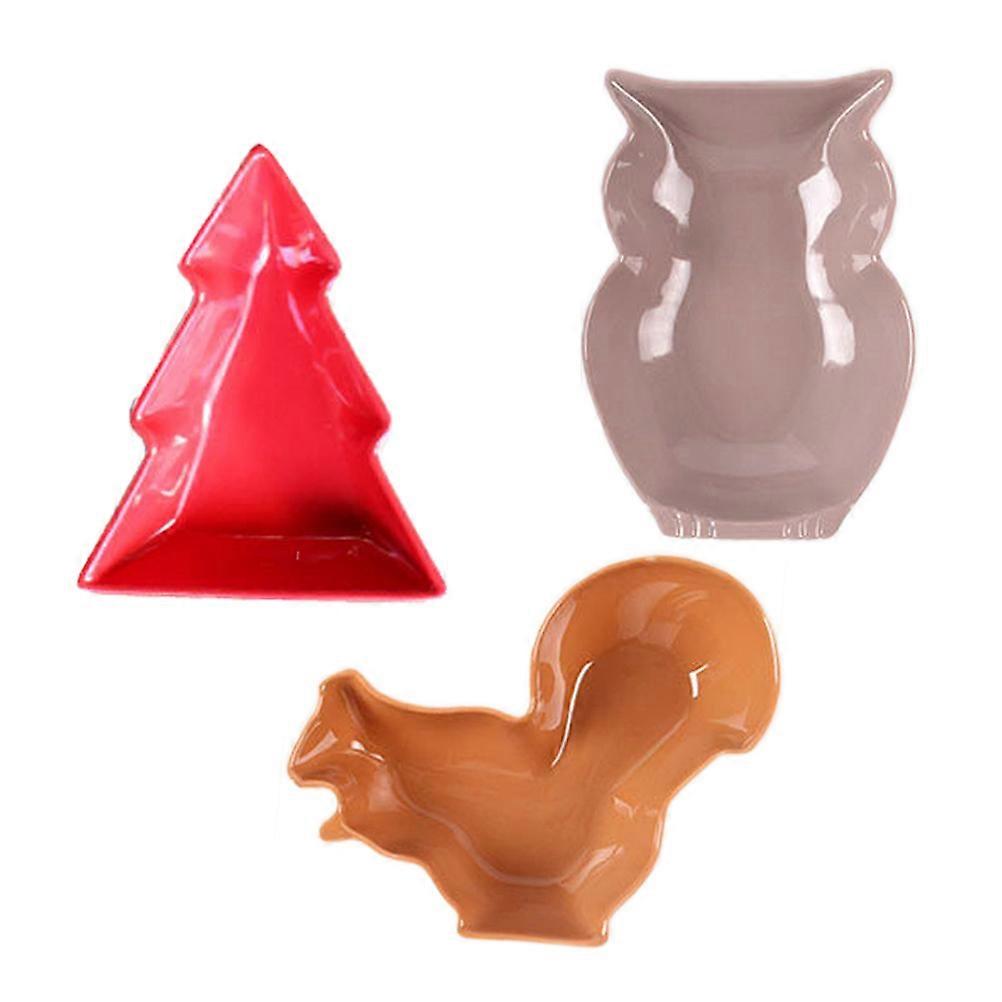 Ceramic Salad Bowl for Holding Snacks 1Pcs Creative Animal Shape Brown