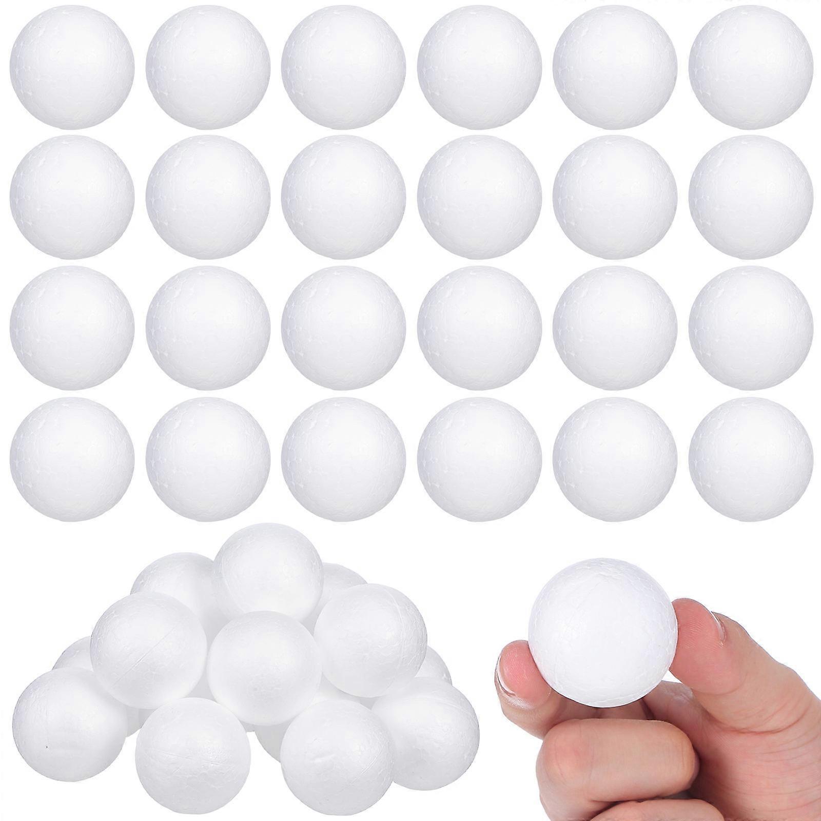 Styroporkugeln Wedding Decoration Solid Round Spheres White for Weddings 100Pcs