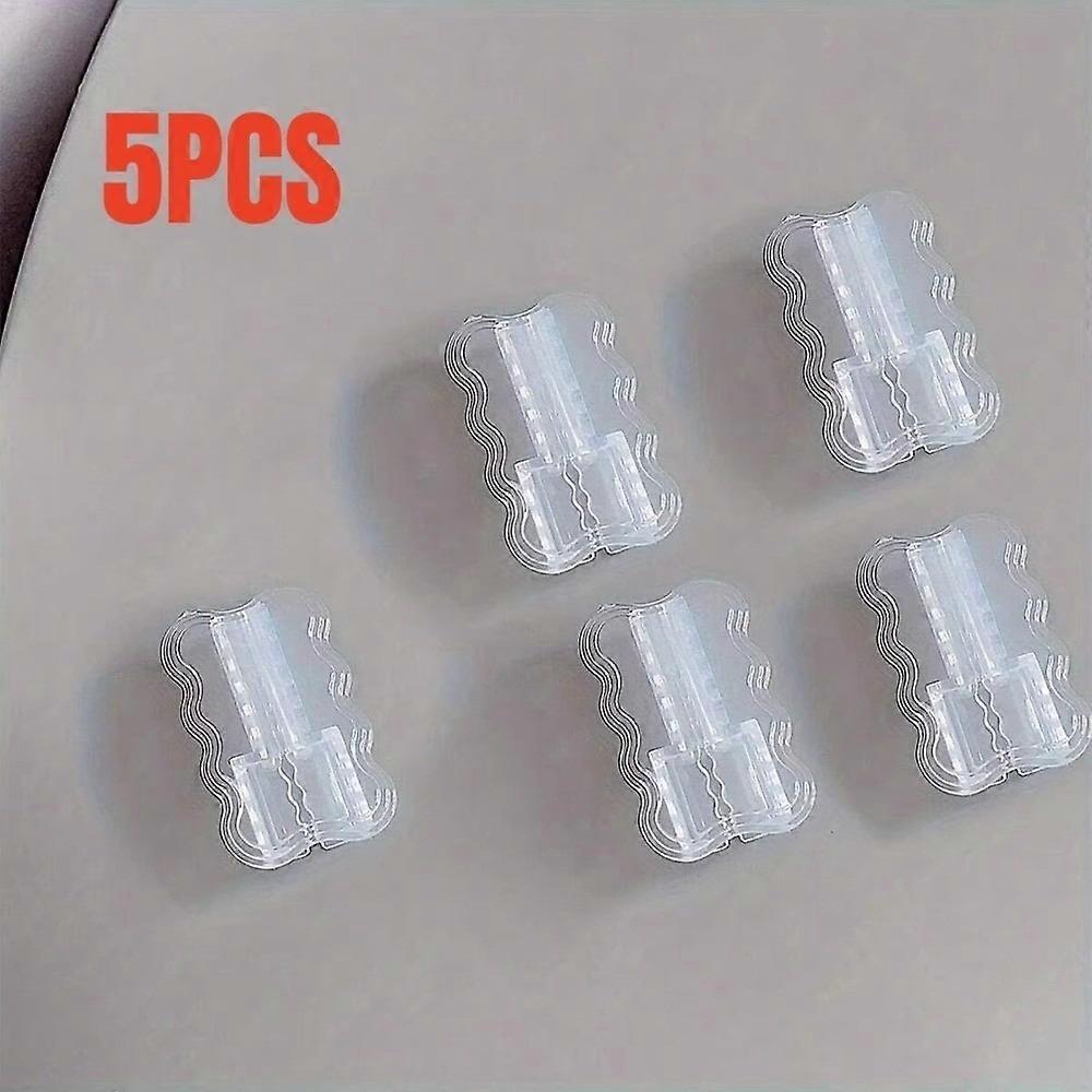 5Pcs Transparent Data Cable Protector Anti-Breakage Wear-resistant Data Cable Sleeves Double Layered Waves Fall Prevention
