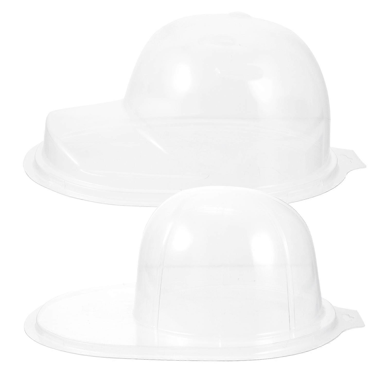 Caps Storage Container For Hats Space Saving Transparent Plastic 8 Pcs
