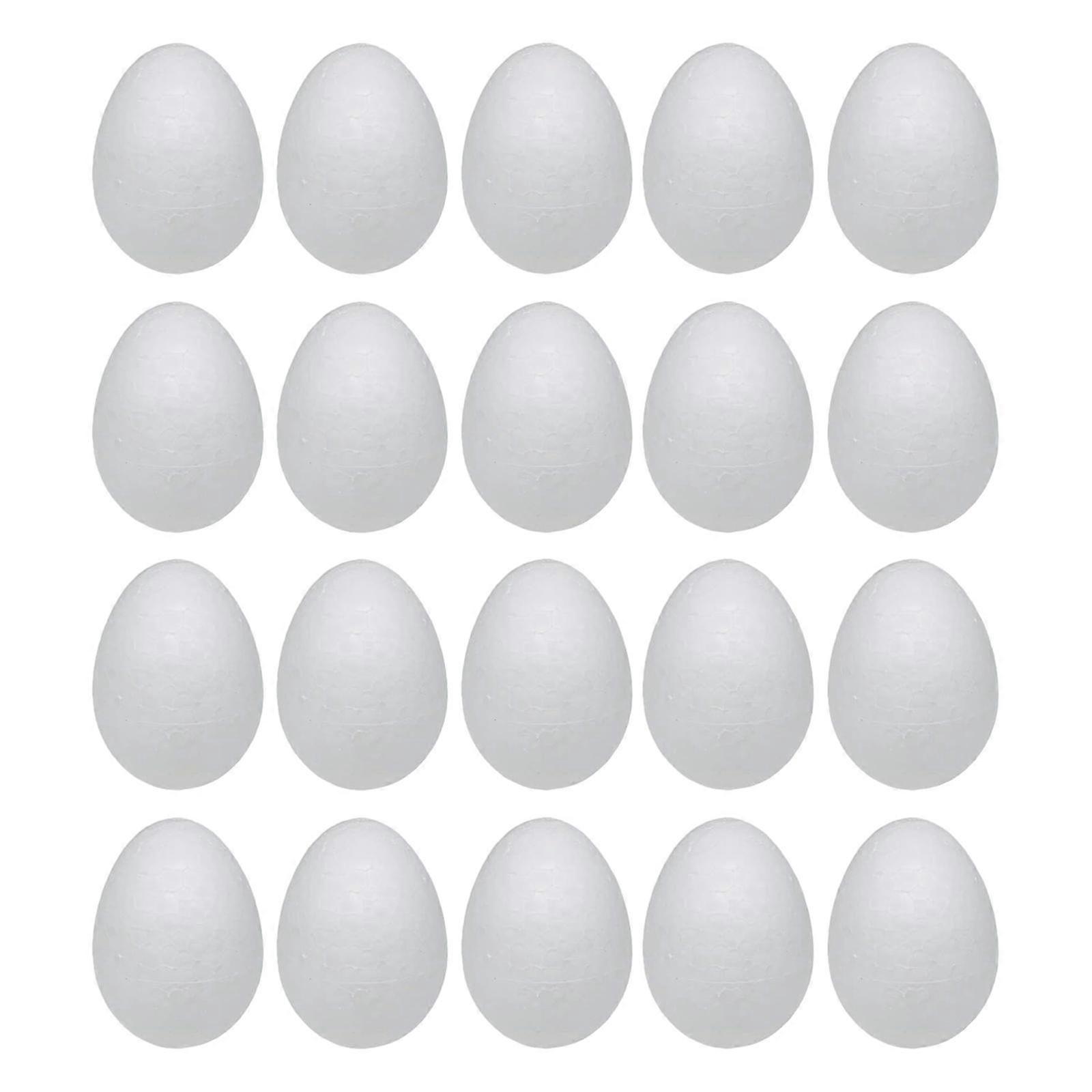 Craft Foam Eggs Easter Eggs Blank, Paintable Crafting Supplies for School