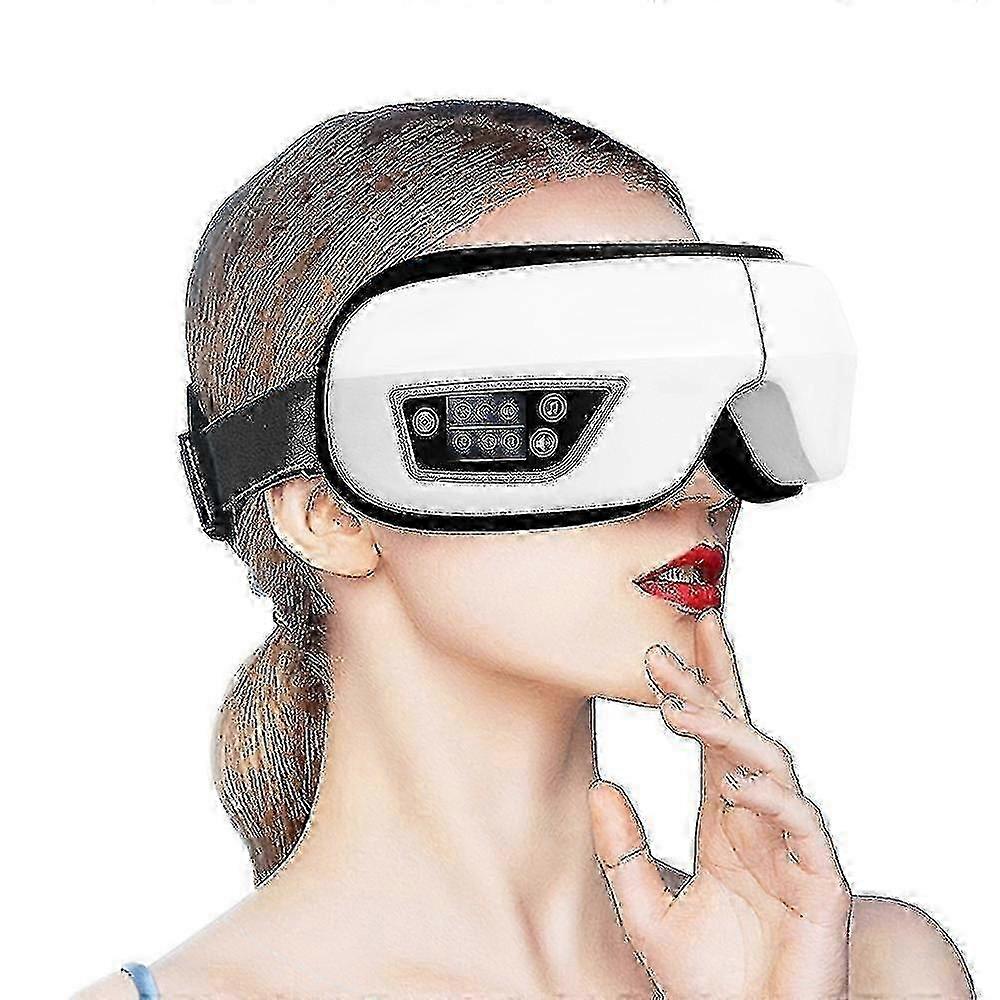 Eye Massager with Heating and Cooling Function, Rechargeable Music Heating Eye Massager