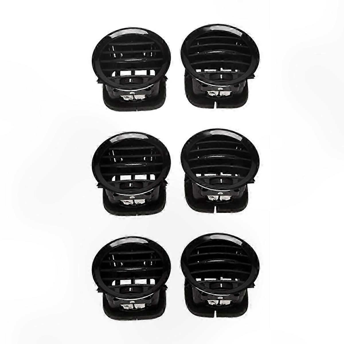 6-Pack Car Air Vent Grille Covers for Interior Heating and Cooling Systems