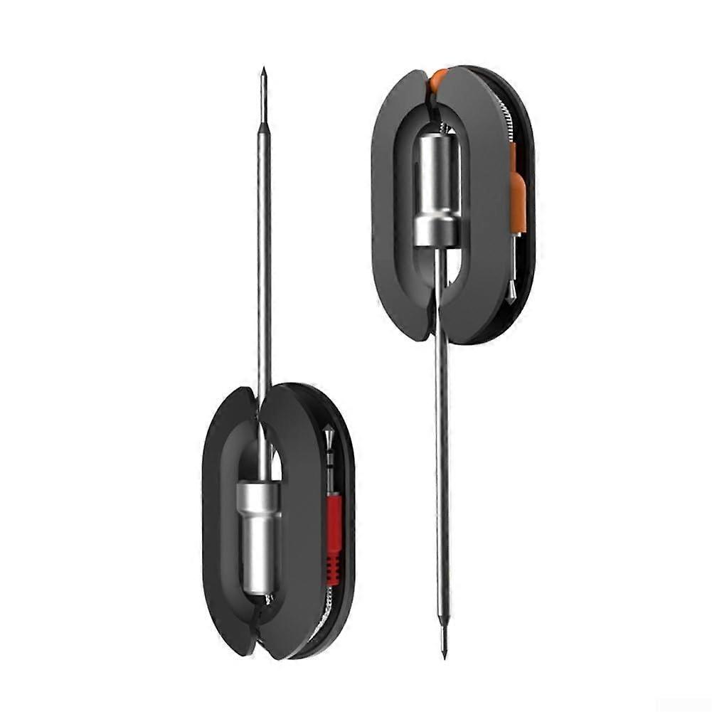 Wireless Meat Thermometer with Bluetooth App Control and 2 Long Probes for Accurate BBQ Cooking