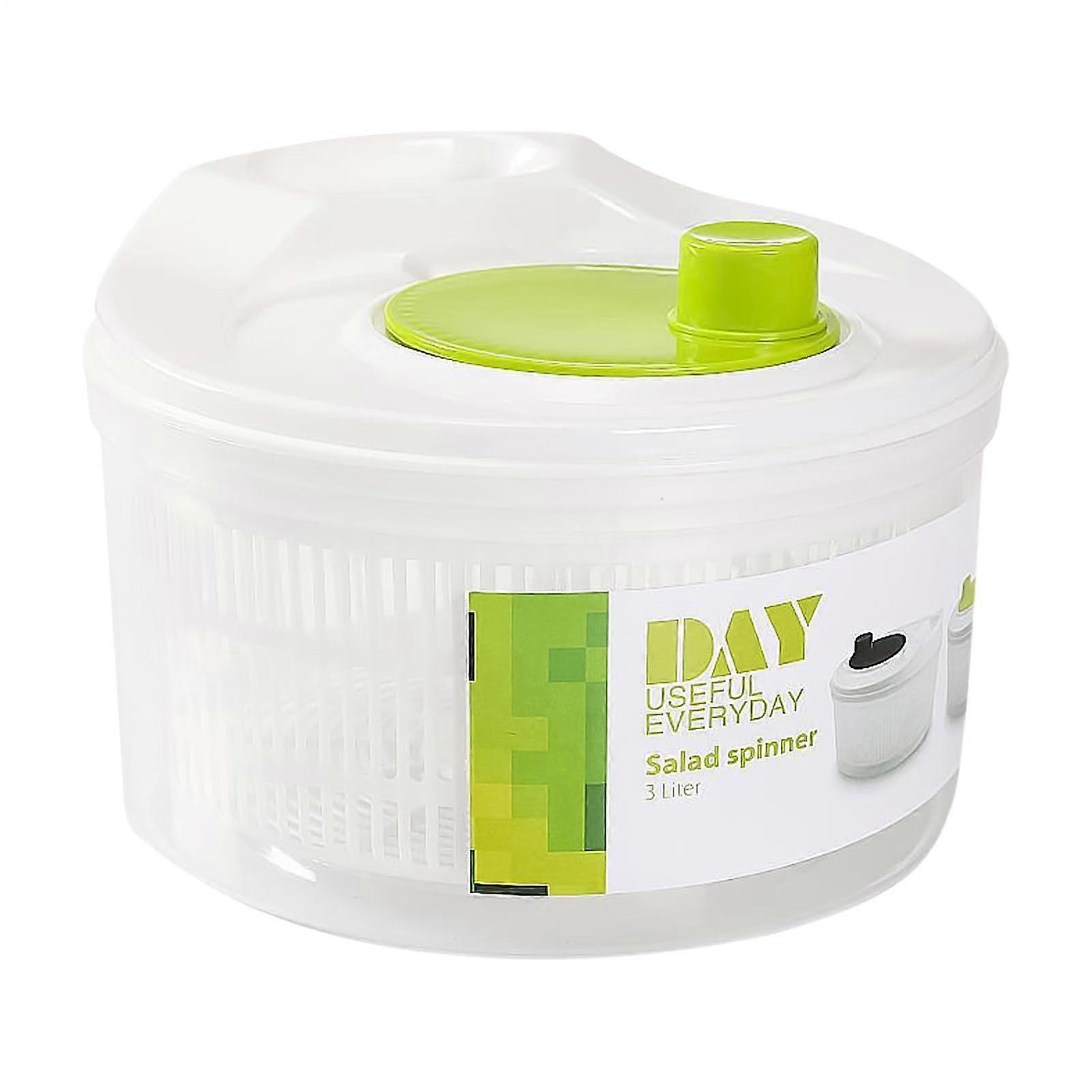 Salad Spinner with DoubleLayer Detachable Design, Small Lettuce Vegetable Washer for Kitchen