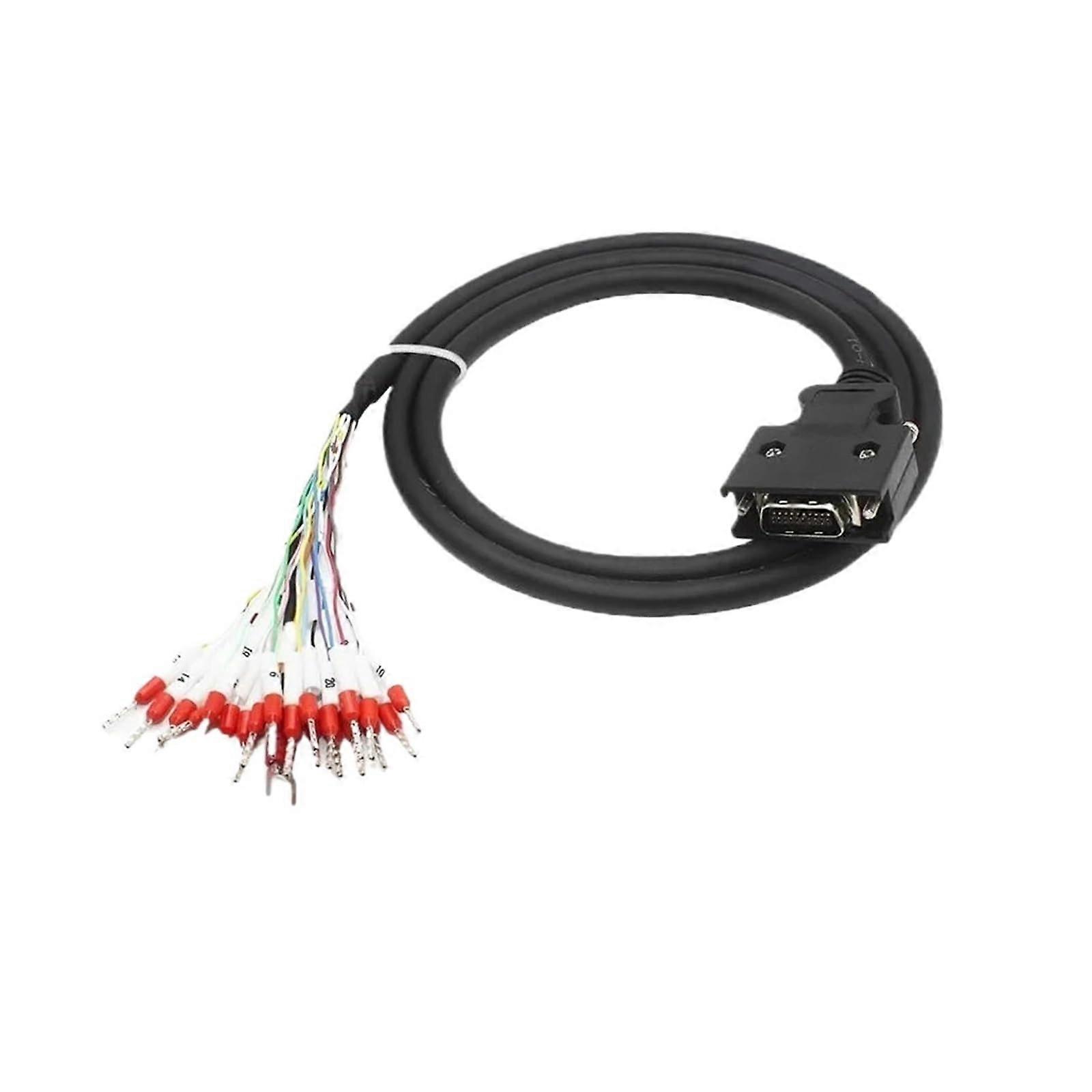 PLC Programming Cable 1m Black for Siemens V90 Servo Drive I/O 20 Cores X8 Controller