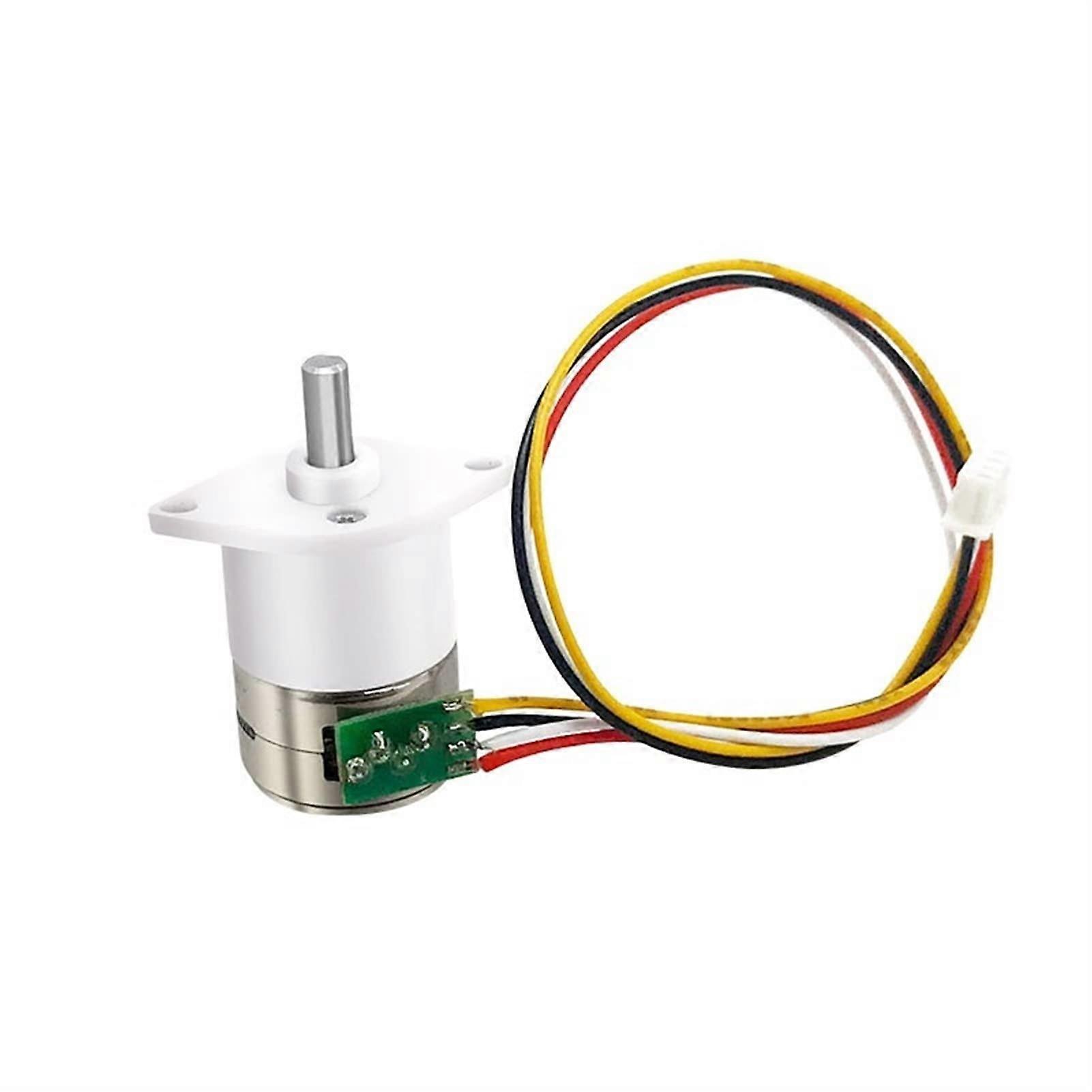 5V Geared Stepper Motor with Dust Cover, 2Phase 4Wire Precision Miniature DC Motor for Robotics