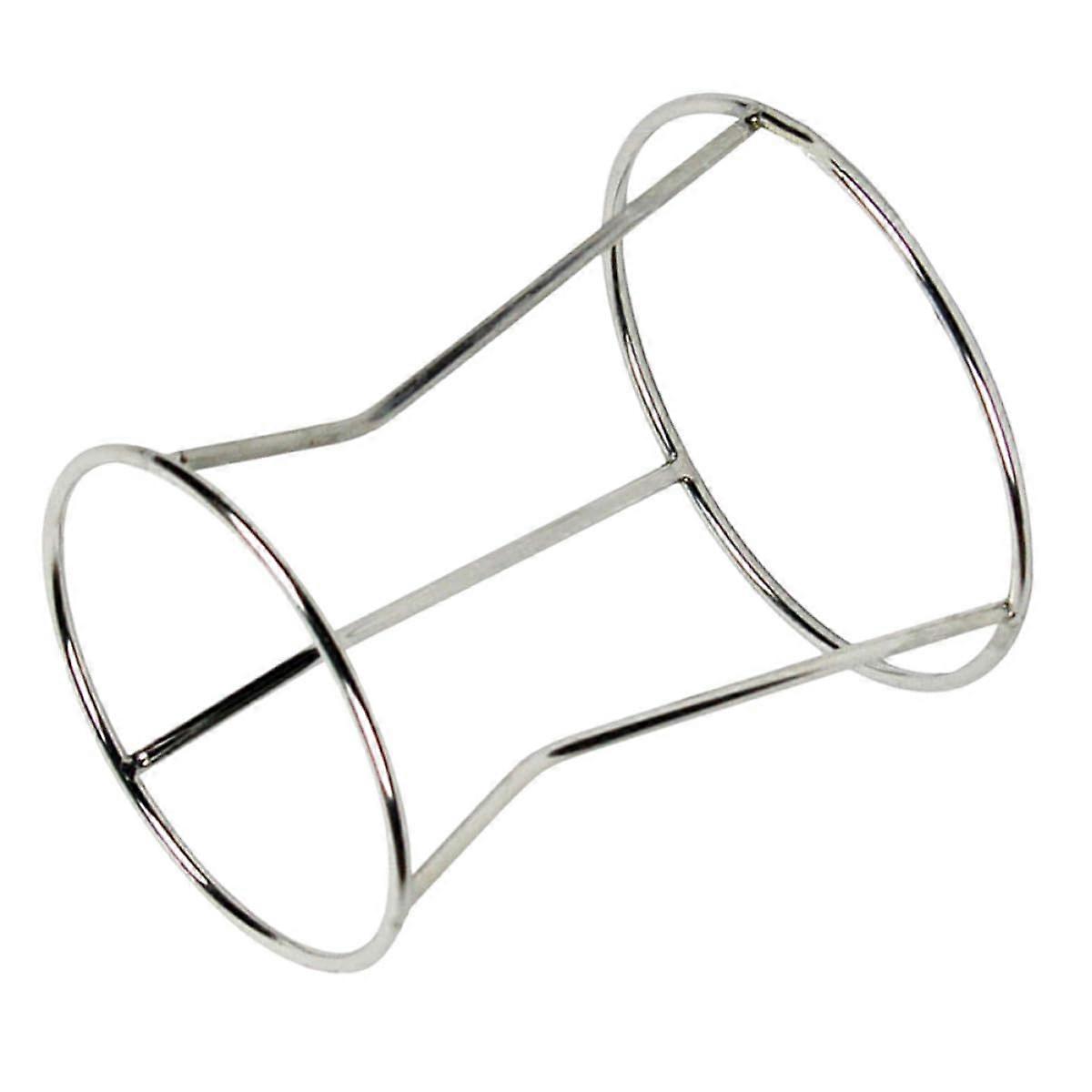 Stainless Steel Funnel Stand with Stable Triangular Base for Cake Baking and Cooking