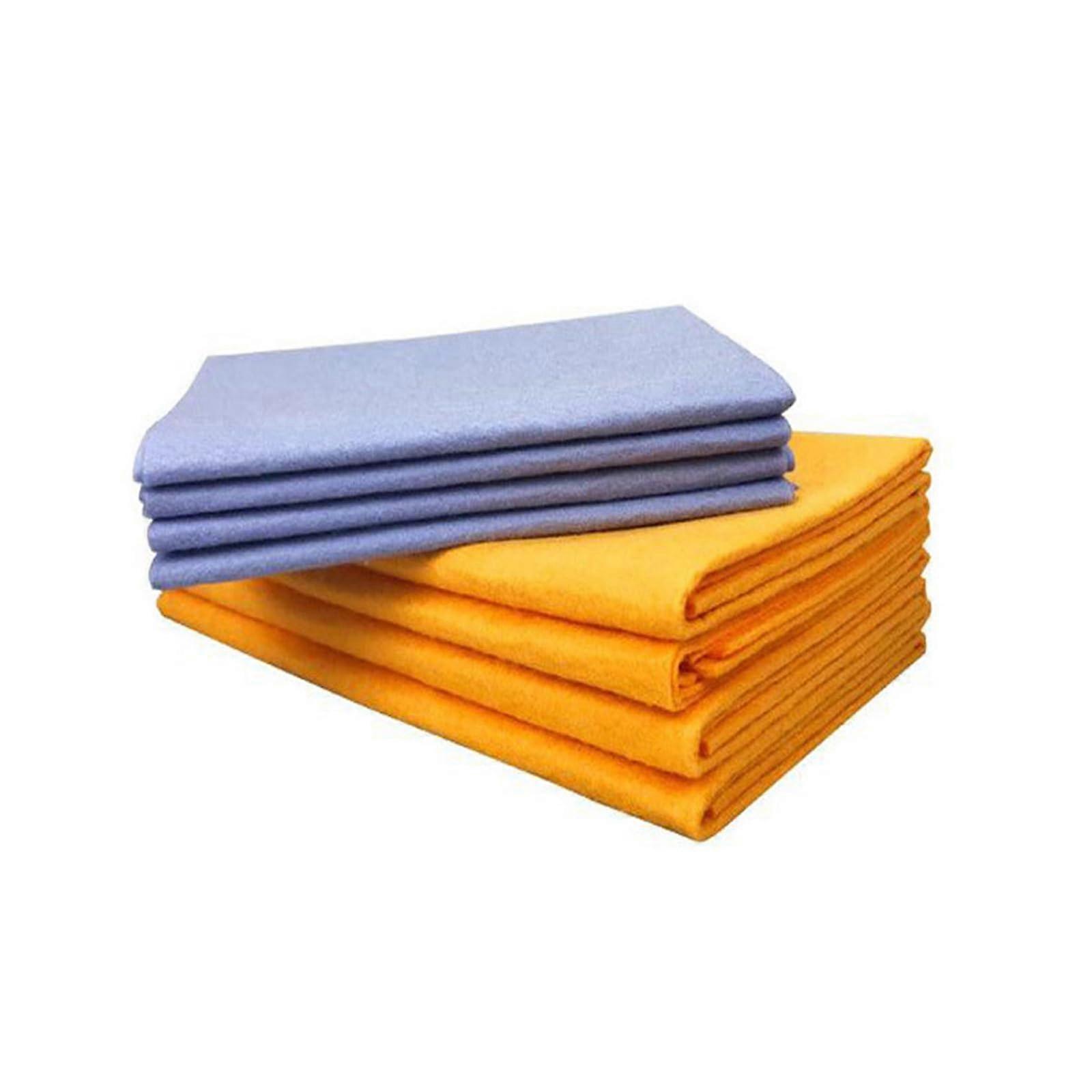 Ultra Absorbent Microfiber Cleaning Cloths 8PCS Reusable MultiPurpose for Kitchen Bathroom Car Ref: 1889