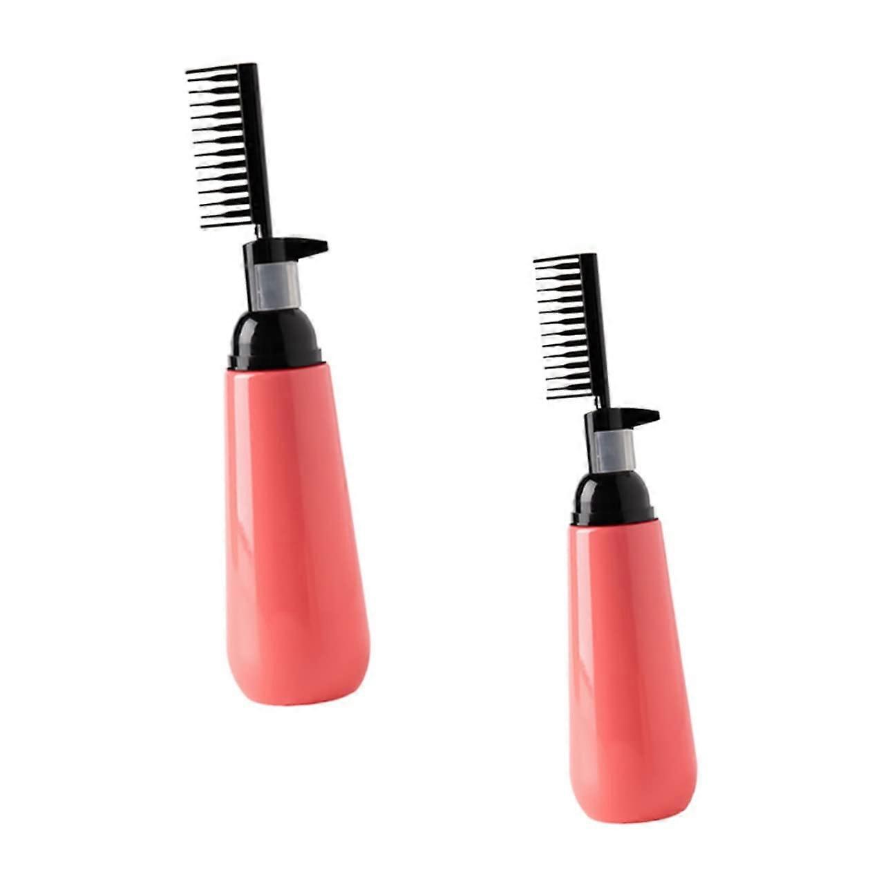 Hair Dye Applicator Bottle Set with Comb for Precise Root Touch Up and Mess Salon Coloring