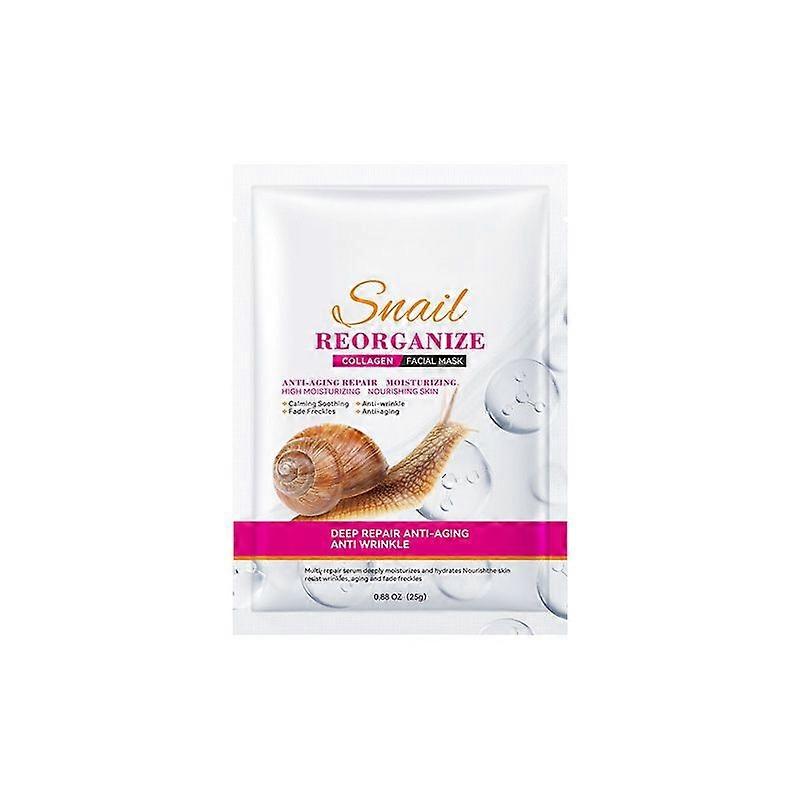 Snail Recombinant Collagen Mask - Hydrating & Moisturizing- 10PCS