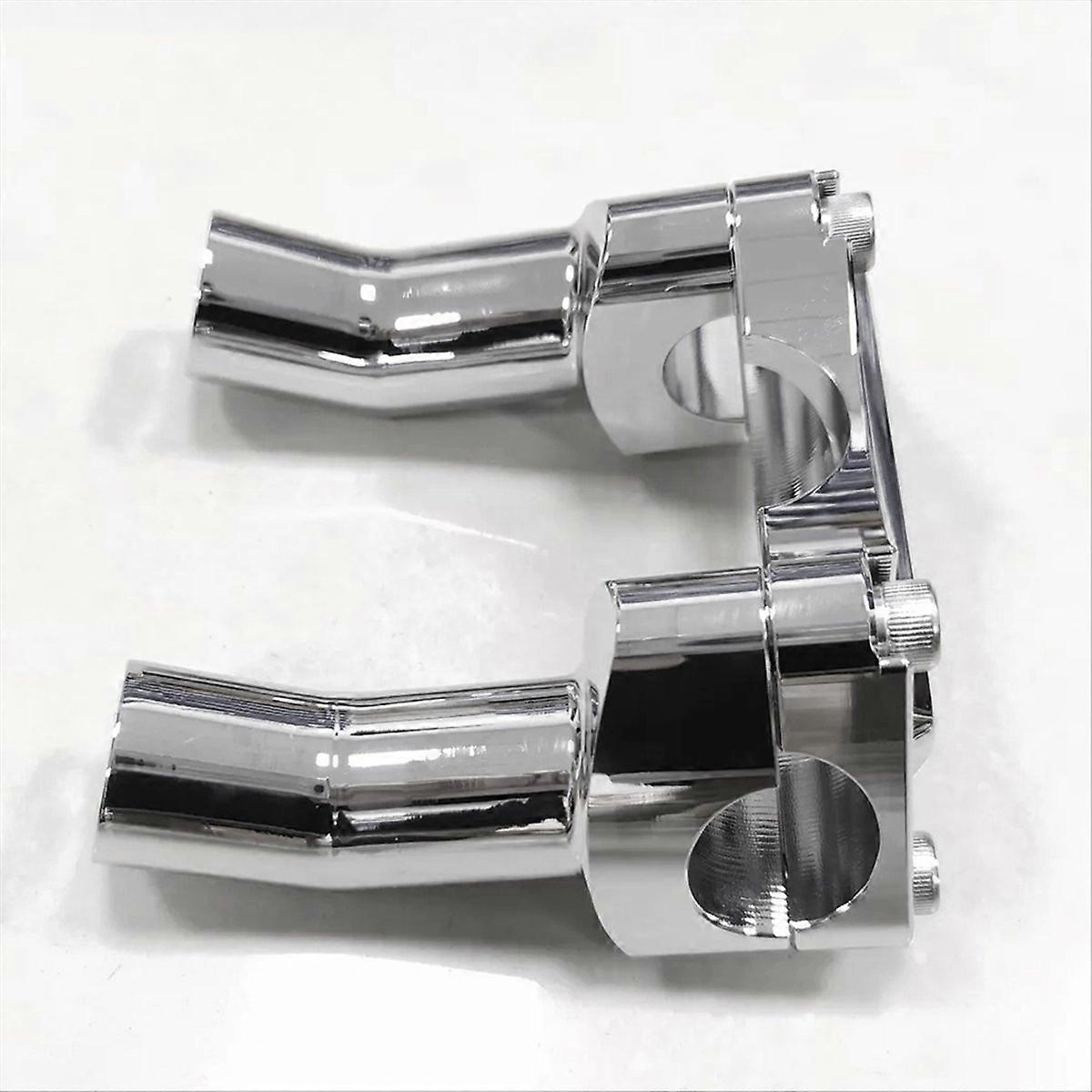 3-1/2 Inch Pullback Handlebar Risers & Top Clamp Kit for Dyna Softail Fat Boy
