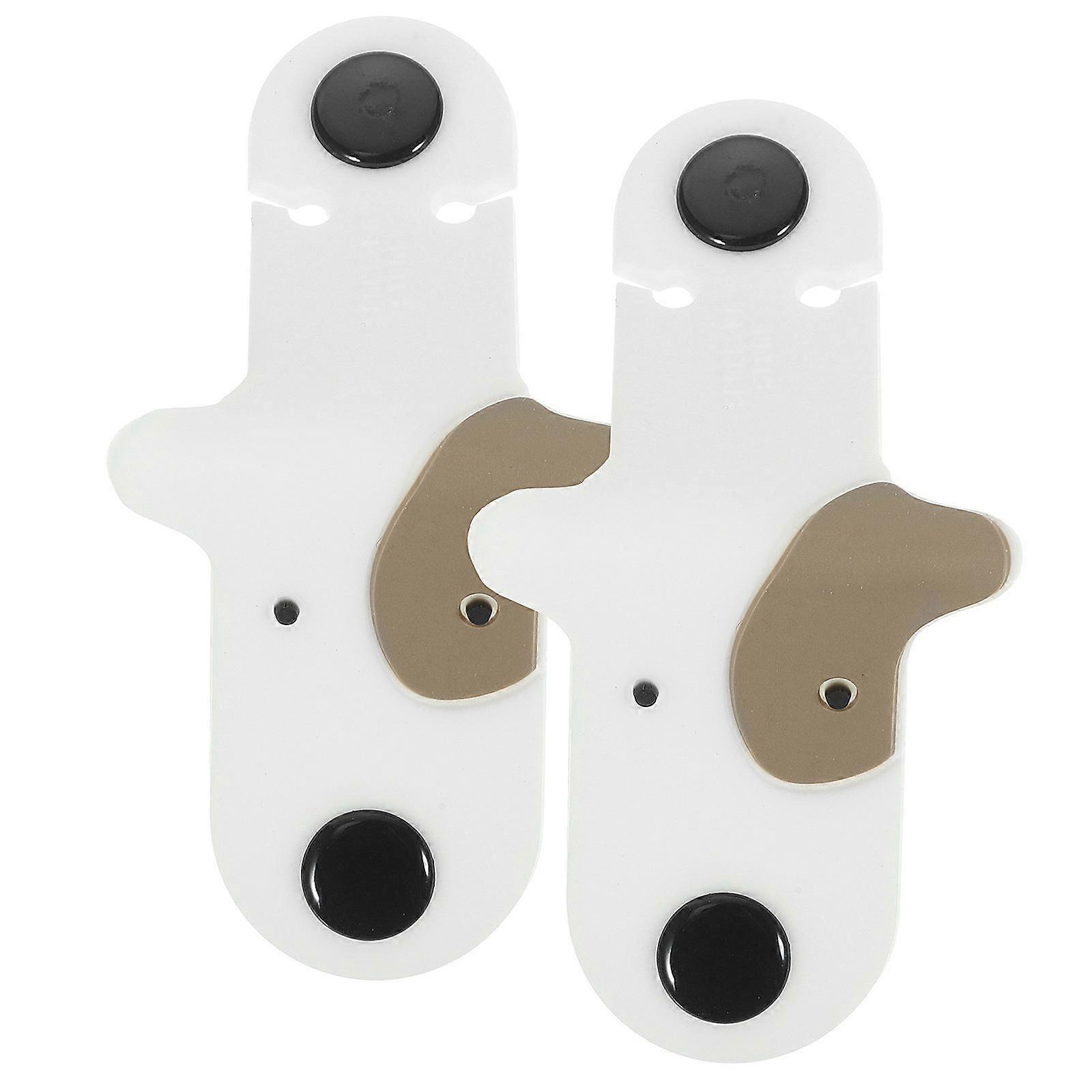 Cable Manager Rubber USB Cord Holder for 2Pcs Creative Earphones Organizer