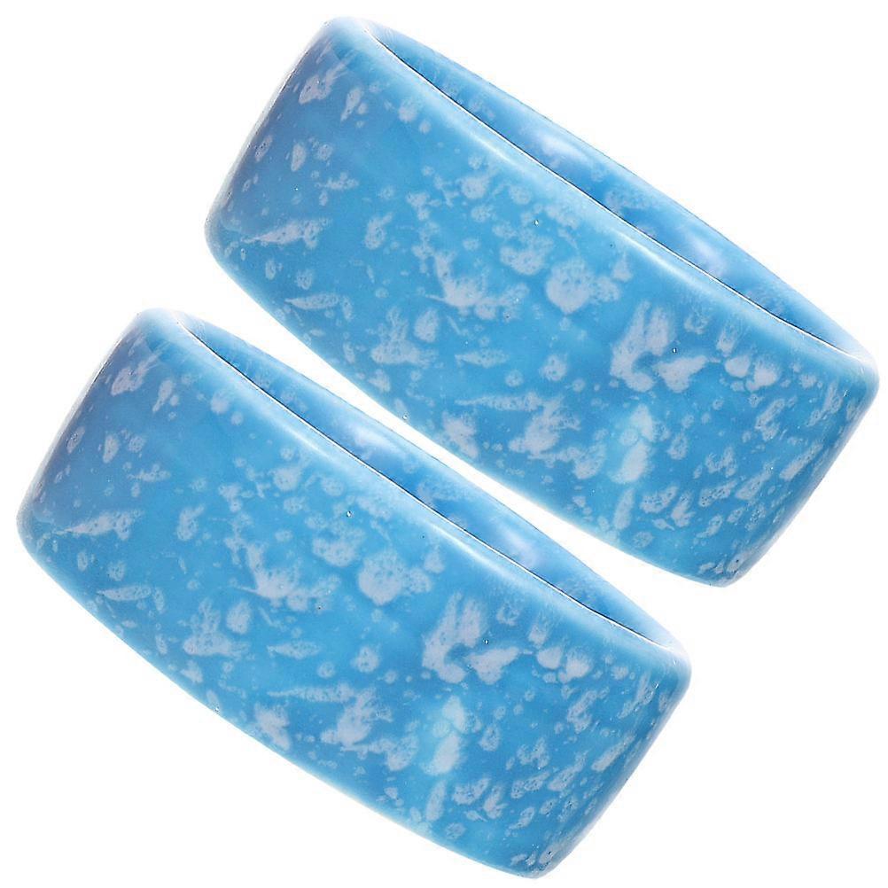 Ceramic Food Bowl Hamster Feeding Dish for Storage 8Pcs Set