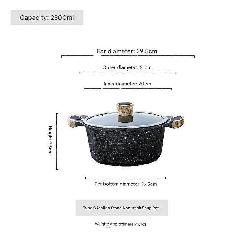 Deep Soup Pot, Home Use, Non-stick