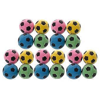 20pcs Non-noise Cat Eva Ball Soft Foam Voetbal Speelballen voor Kat Krabben Speelgoed