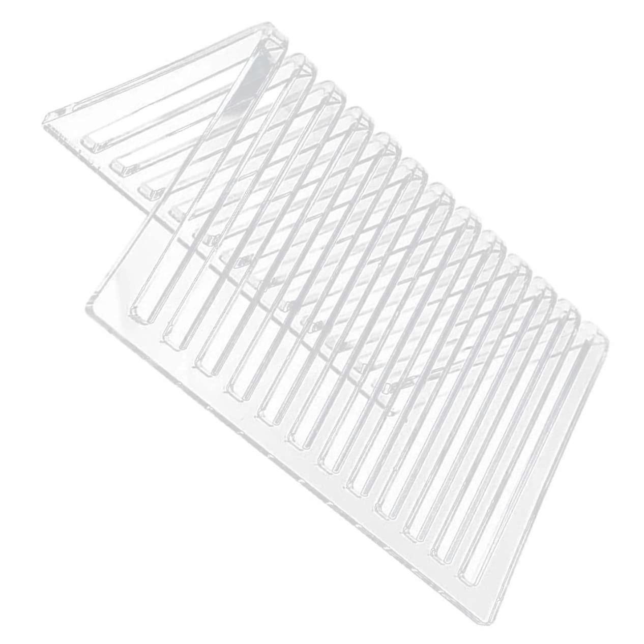 Vinyl Record Storage Rack Organizer for Desktop Display and Document Organization