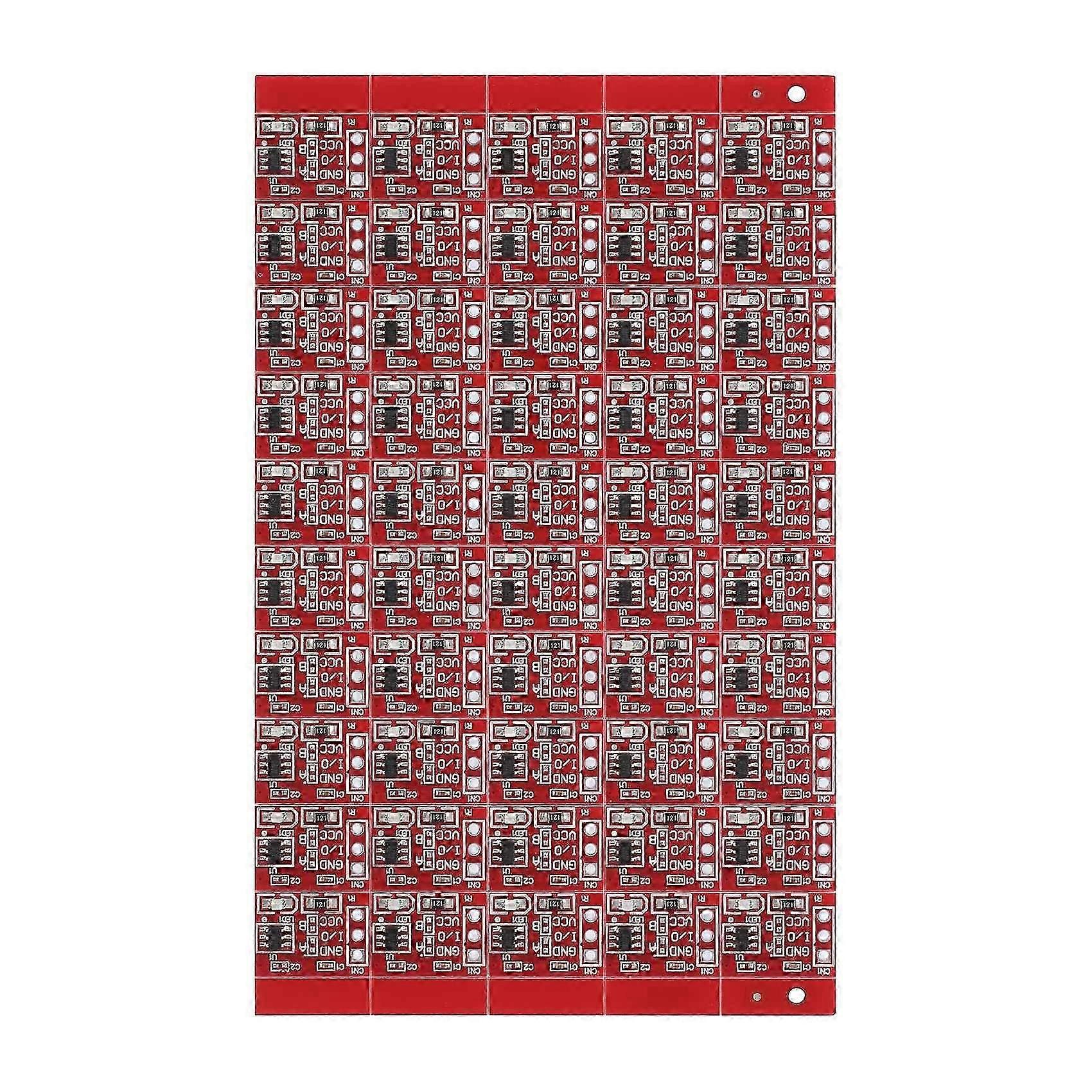 50Pcs Ttp223 Touch Button Modular Self-Locking Jog Capacitive Switch Single-Channel Transformation