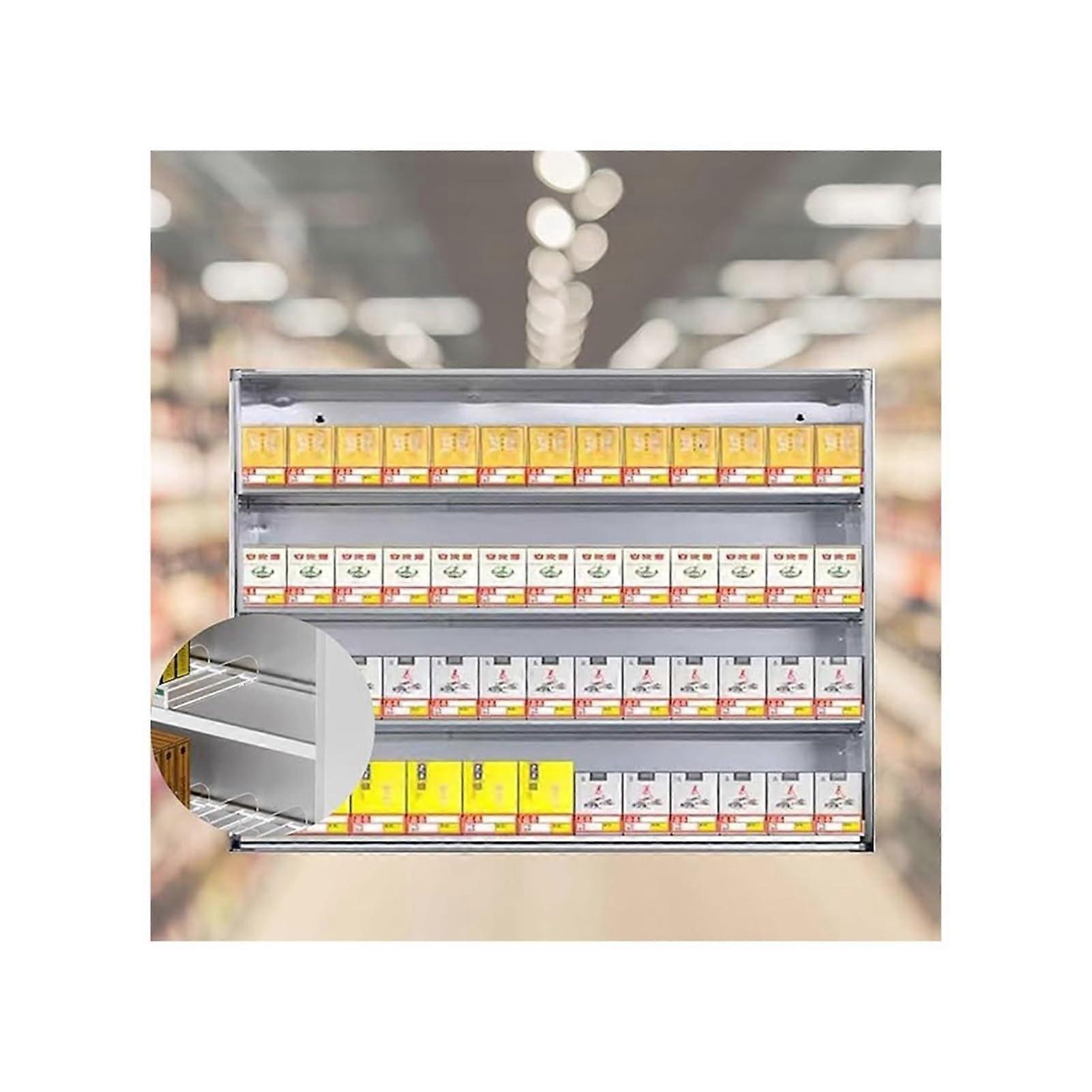 Automatic Cigarette Pusher Display Rack with SpaceSaving Wall Mount and Clear Front for Retail