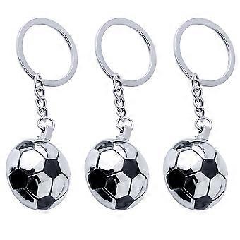 Sports Style Football Key Rings For Backpack And Bag Decoration Each Set Contains 3Pcs