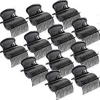 12pcs Hot Roller Clips Hair Curler Claw Clips Replacement Roller Clips For Women Girls Hair Section Styling