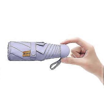 Mini Foldable Travel Umbrella for Purse | UPF 50+ UV Protection, Windproof &amp; Compact Design - Fits Pocket/Bag, Portable for Commuters (All Ages) 2