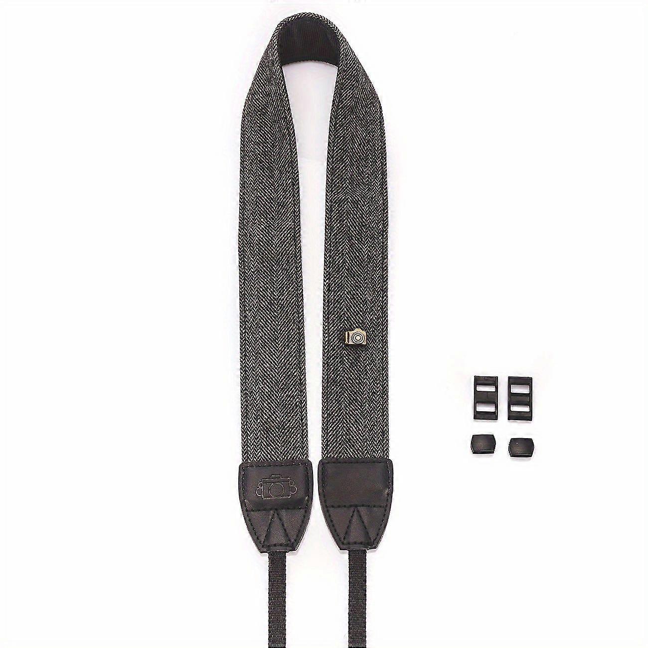 1pc Adjustable Leather Cotton Neck Strap Camera|Camera Accessories-Camera Strap