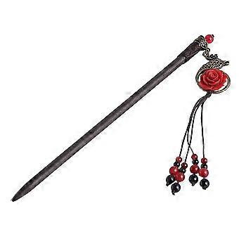 Cabelo de cabelo chinês Flor Cabelo Chopsticks Vintage Hairpin Para Womenancient Hairpin Ancient Style Acessórios de cabelo