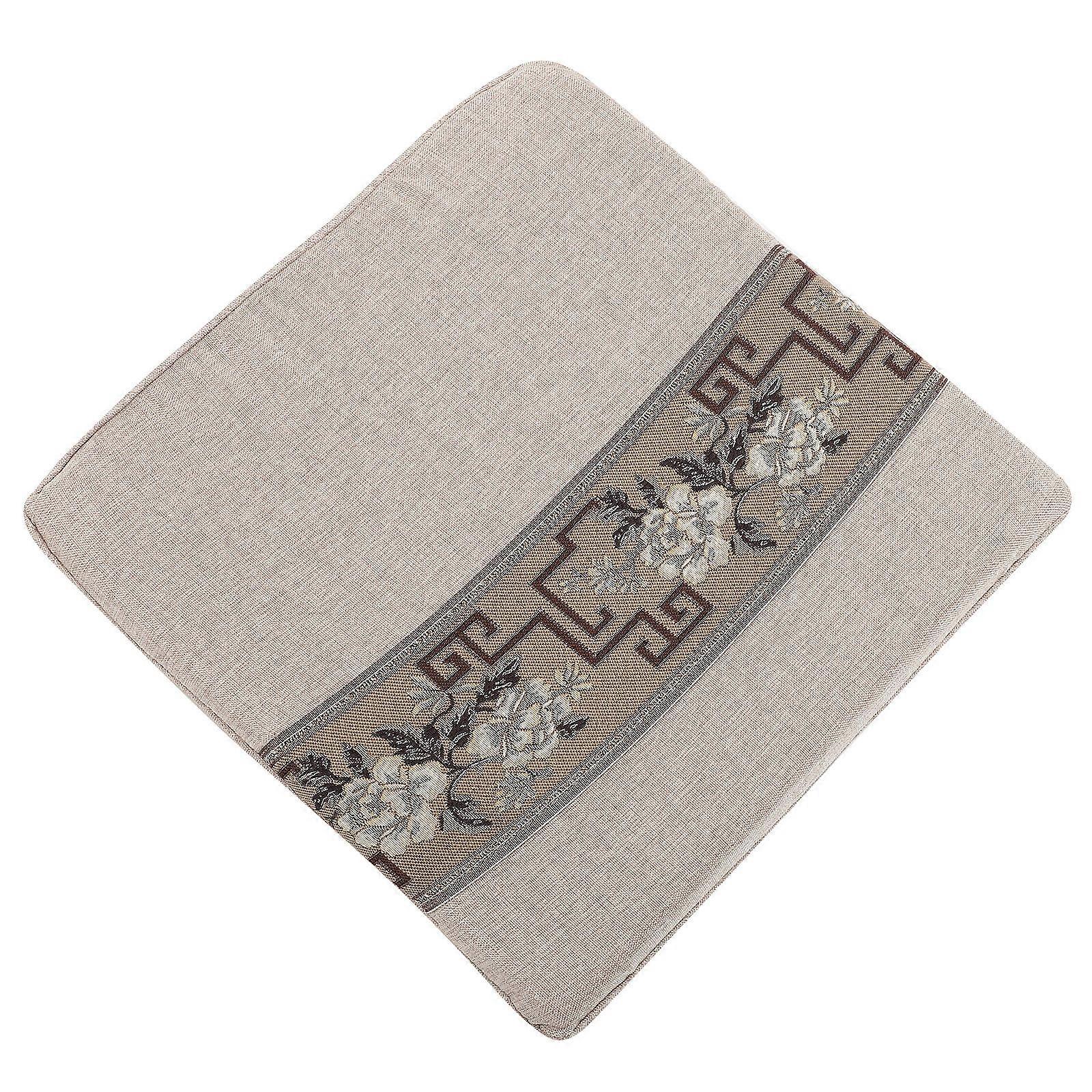 Polyester Chair Pad for Comfortable Seating Light Brown Multi-Function Cushion