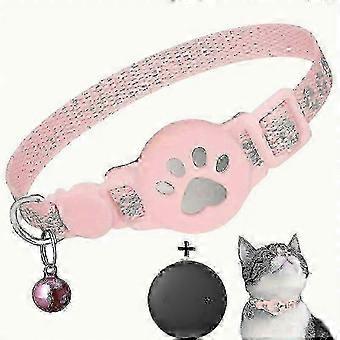 Airtag & Android Cat GPS Tracker, No Monthly Fee, Waterproof Reflective Collar-lqz