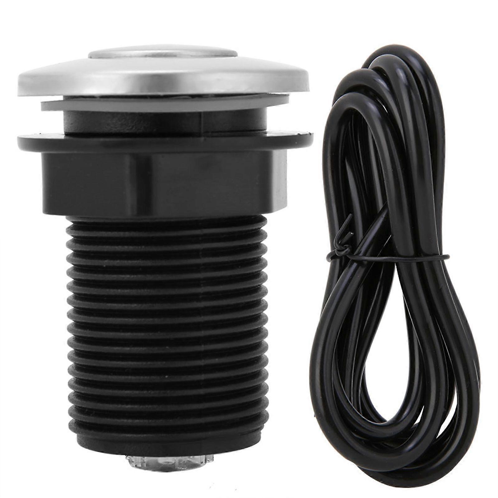 Garbage Scrap 32mm Air Switch Automatic Selflock Button   Pneumatic Air Hose Kit