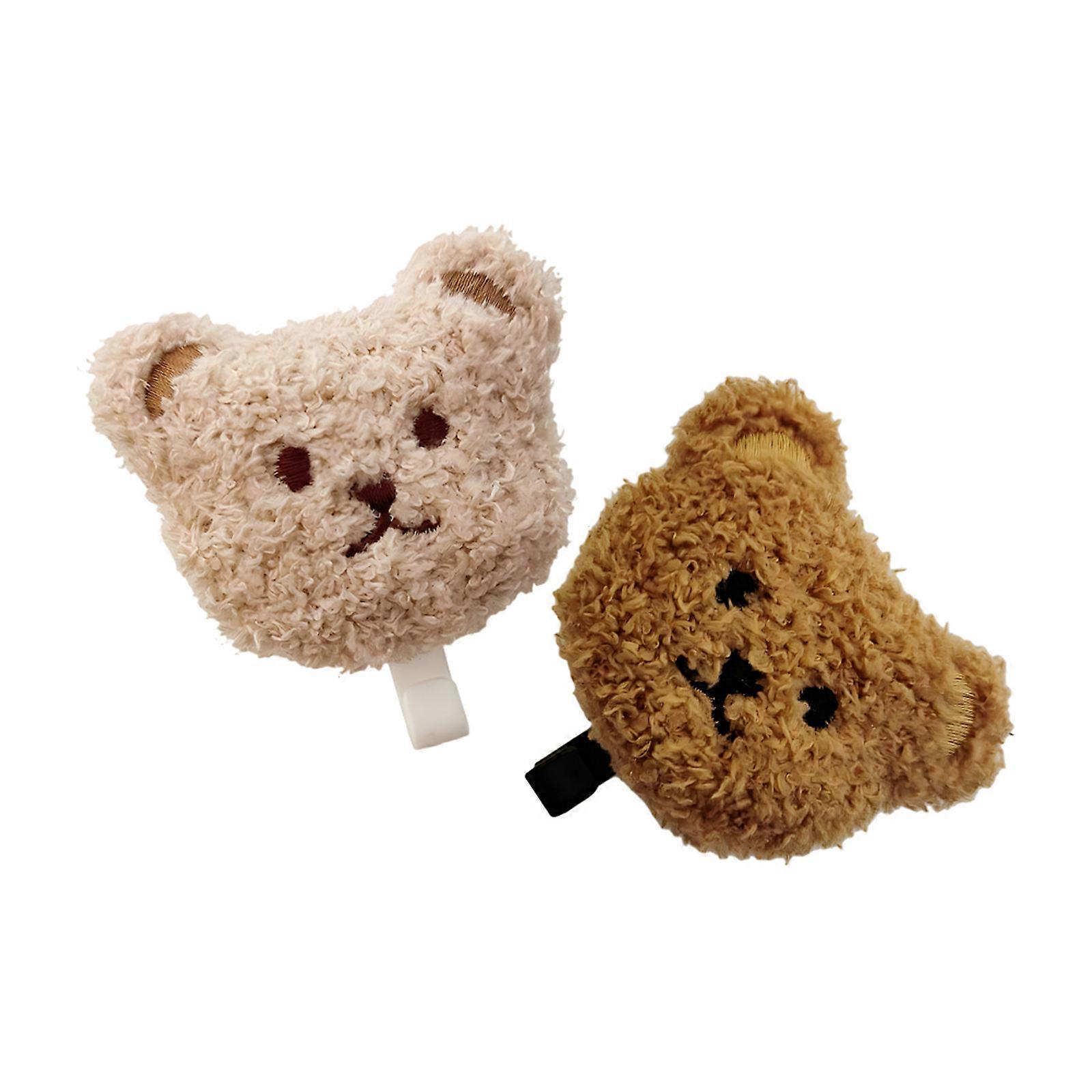 Plush Bear Hooks Wall Hanging Hook for Hanging 2Pcs Assorted Color