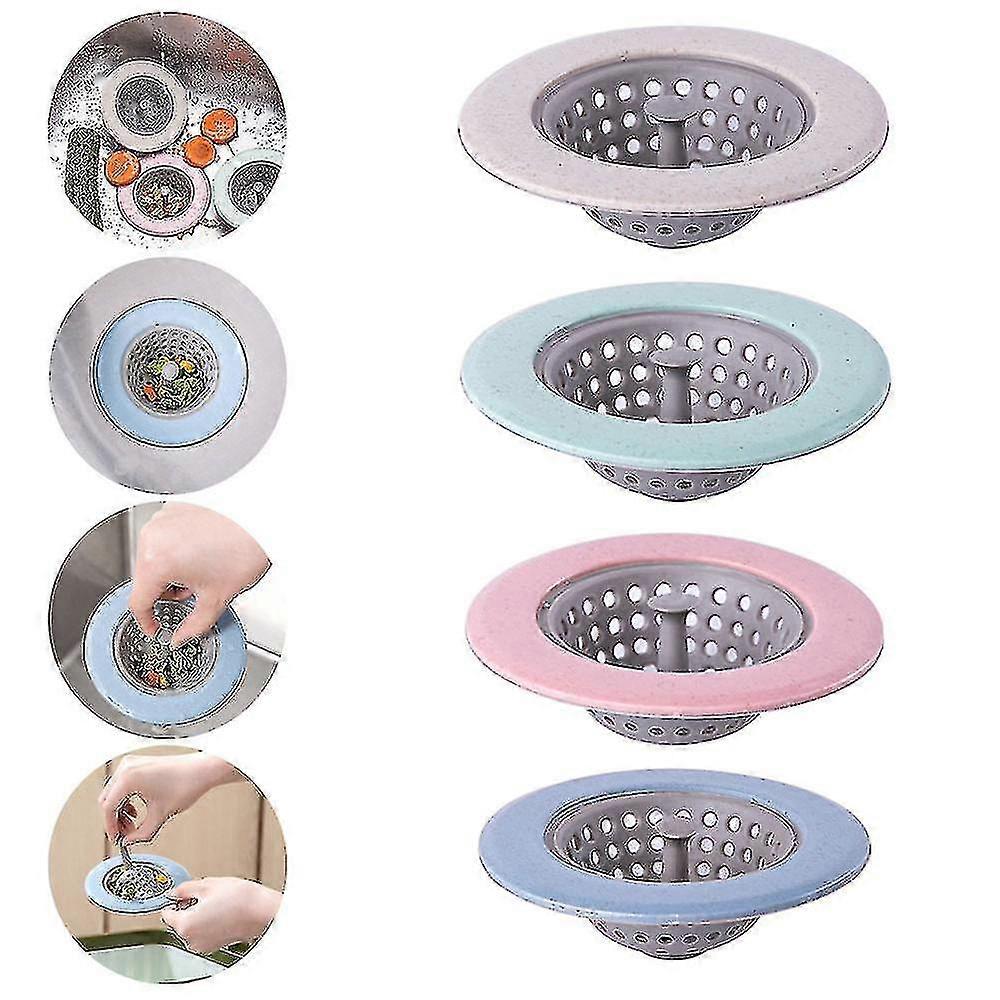 4 Pack Kitchen Sink Plug Strainer Waste Stopper Kitchen Sink Stopper Strainer Drain Protector