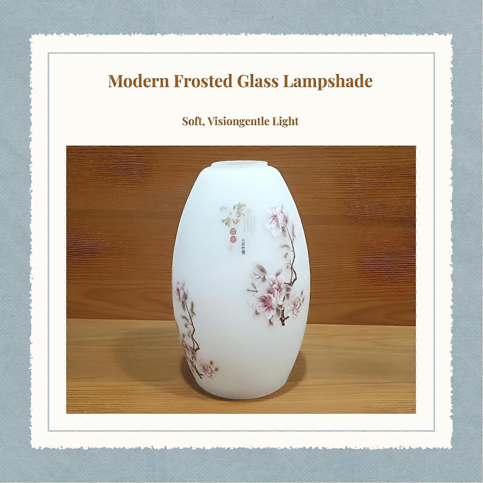 Frosted Glass Light Fixture Shade, E27 Ceiling Light Cover, Modern Replacement