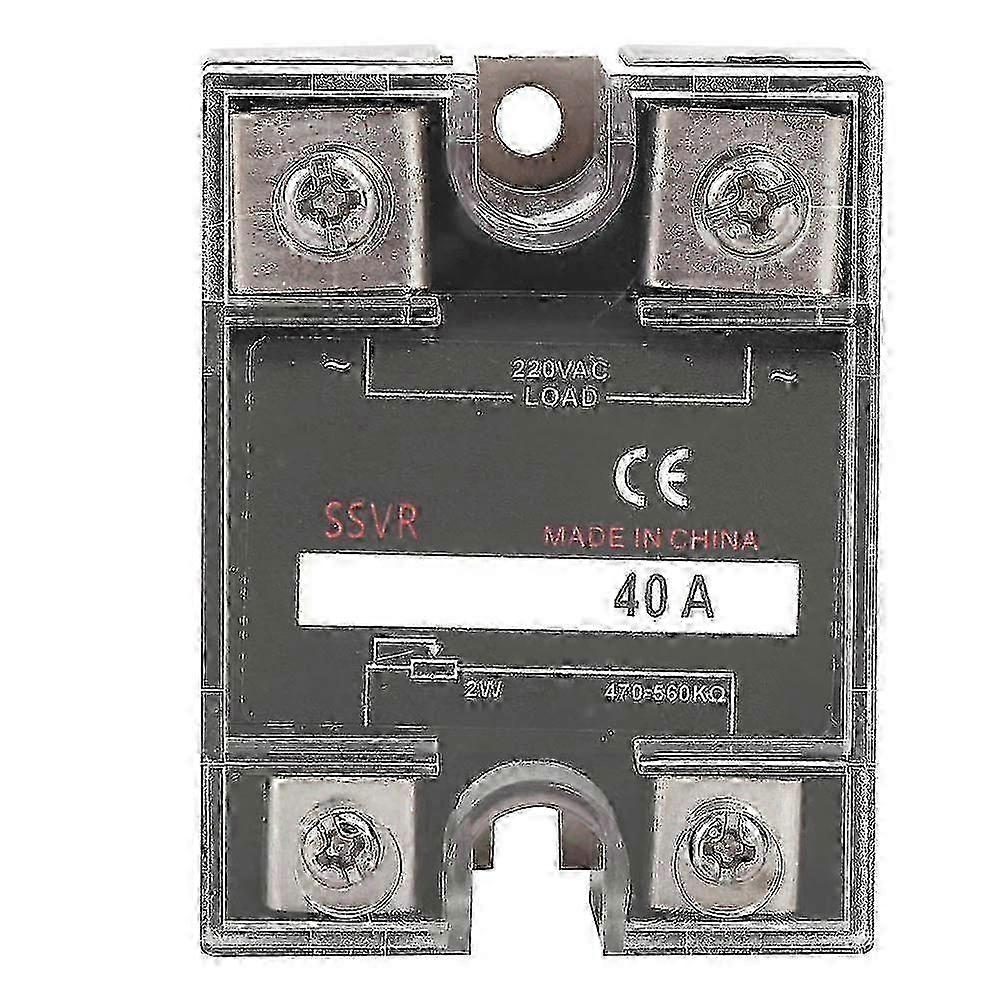 Single Phase Solid State Voltage Regulator SSVR BERM-R 40A 220VAC with 470-560K Load