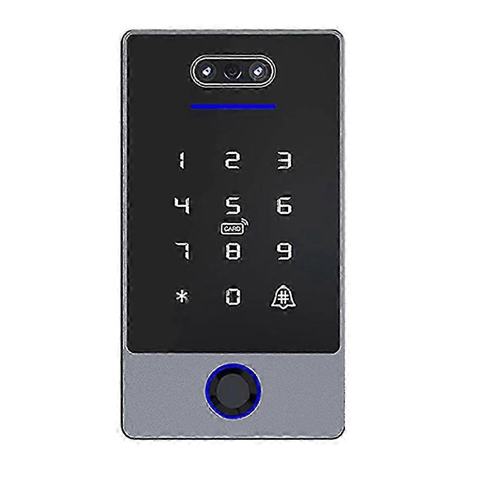 TTLock Face Recognition Access Control Keypad Standalone Waterproof Fingerprint Access Controller compatible with Door Lock-B