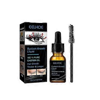 Olio di ricino Mascara Ciglia spesse naturali Snellezza spessa nera riccia Bella mascara senza cuciture