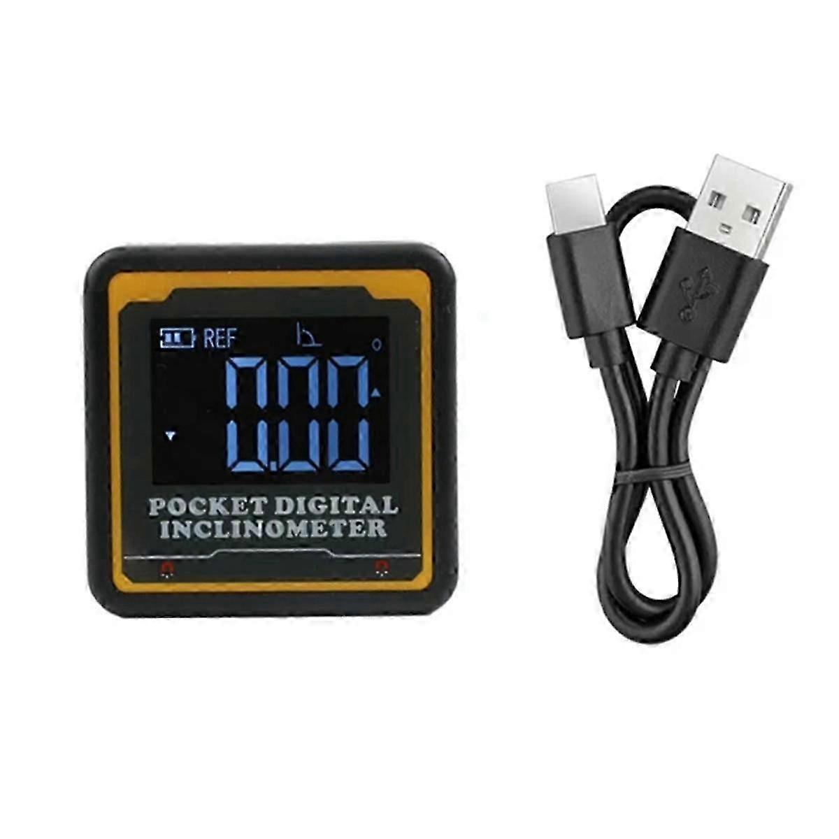 Digital Angle Gauge Magnetic Protractor Inclinometer Level Angle Finder Angle Level Box