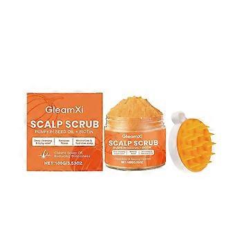 Exfoliante capilar de semillas de calabaza para el cabello. Limpiador exfoliante e hidratante para un cabello suave, brillante y sedoso.