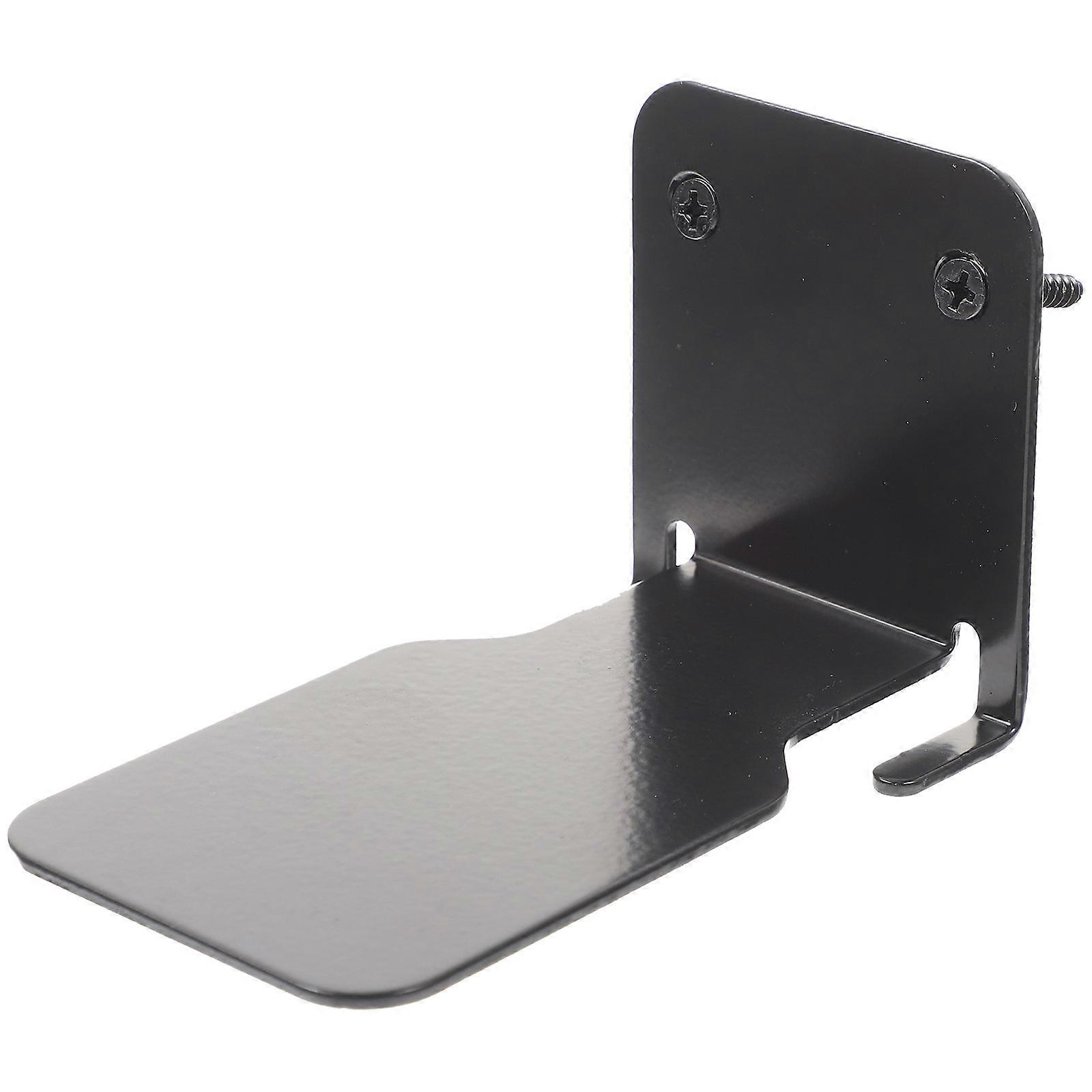 Wall Mounted Floating Bookshelf for Storage Use 3Pcs Black Set