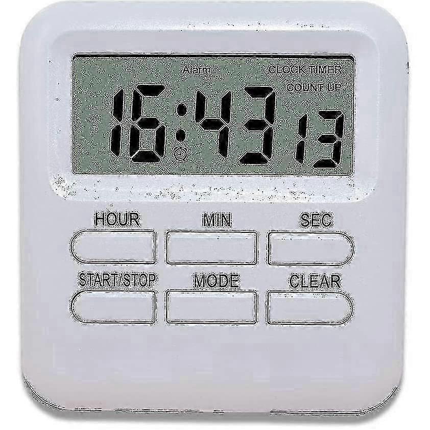 Digital Timer 3 in 1 Clock Alarm Magnetic Kitchen Countdown Stopwatch dkcf