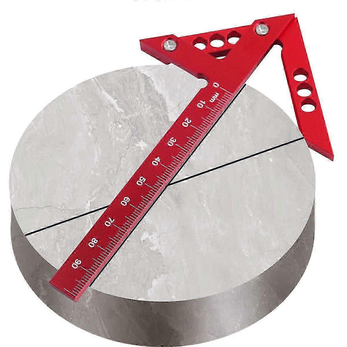 Dual-Angle Aluminum Centre Scribe Gauge