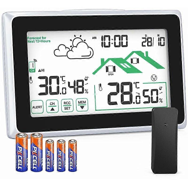 Wireless Indoor Outdoor Thermometer Backlight Display High Precision