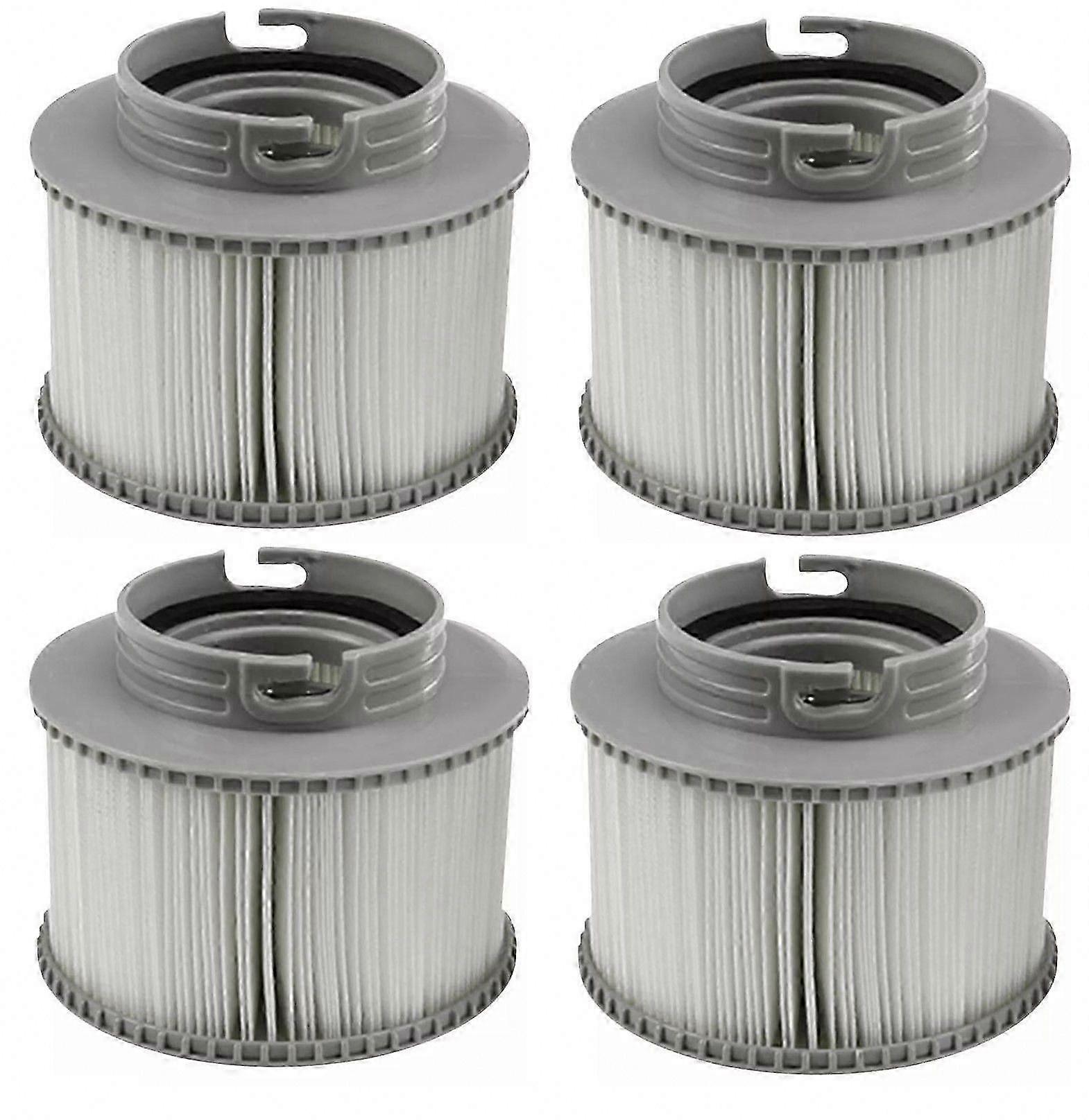 Effective Pool Filtration Replacement Pool Filter Compatible with MSPA Inflatable Pools FD2089 4-Pack