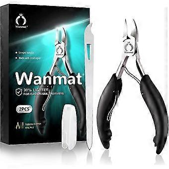 Teennagelknipper voor ingegroeide of dikke teennagels, teennageltrimmer en professionele teennagelknipper voor senioren met superscherpe roestvrijstalen messen