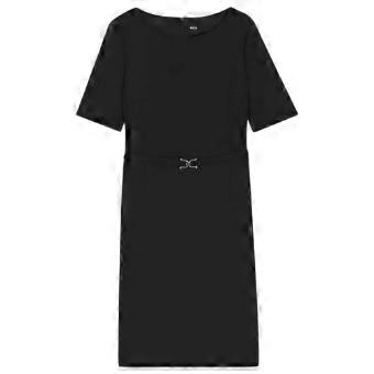 Boss Womens/Ladies Daleah Boat Neck Short-Sleeved Shift Dress