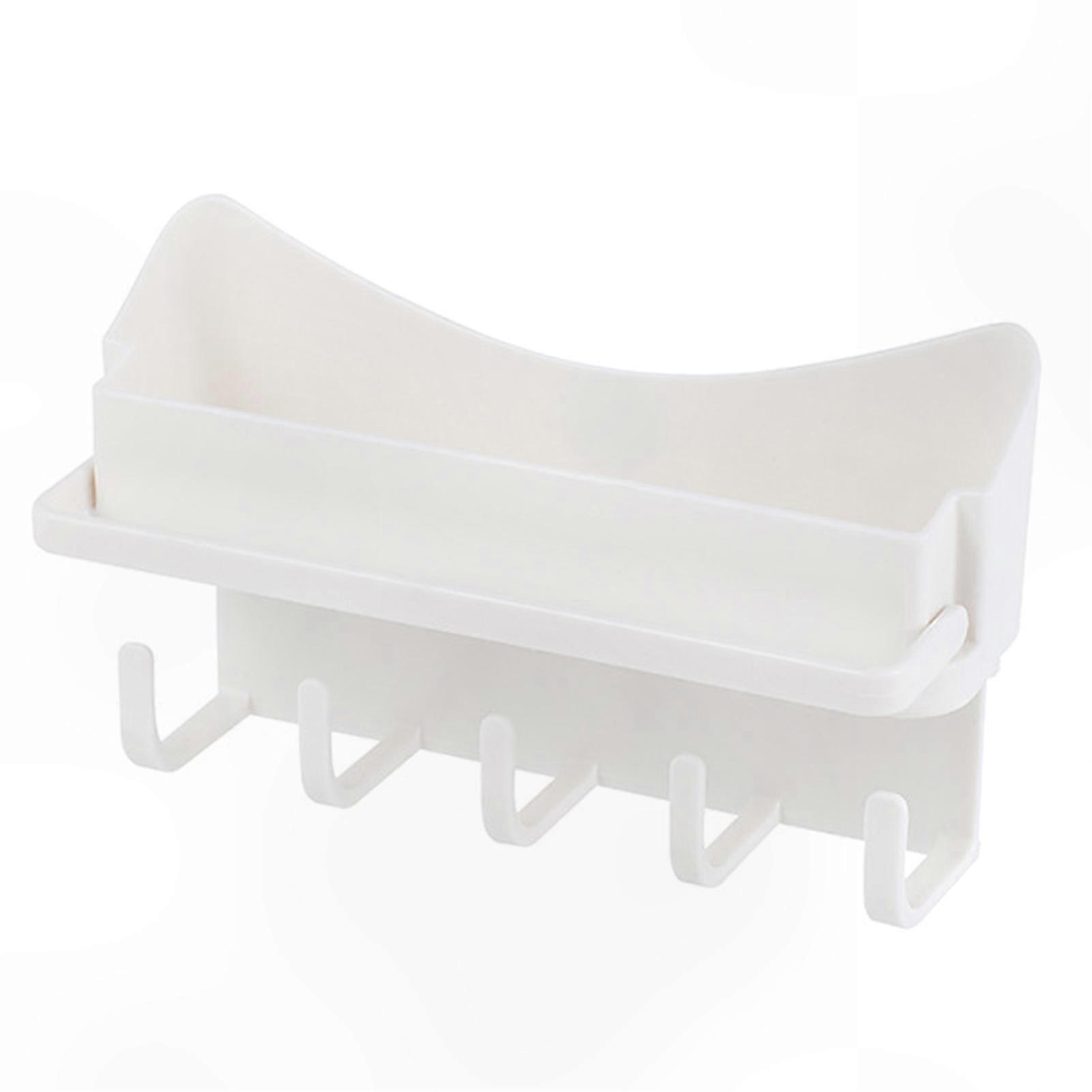 Wall Mounted Makeup Storage Rack with Large Capacity Storage Shelf
